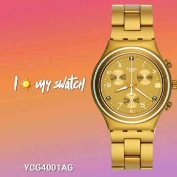 ساعت مچی عقربه ای زنانه سواچ مدل YCG4001AG