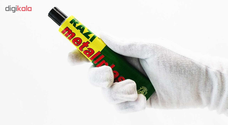 چسب آهن رازی مدل Metallplast حجم 50 میلی لیتر بسته 4 عددی