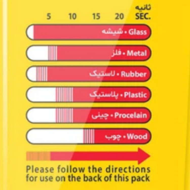 چسب قطره ای کاسپین مدل سوپر گلو حجم 3 میلی لیتر بسته 6 عددی