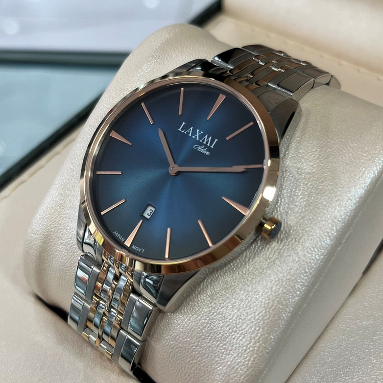 ست ساعت مچی عقربه ای زنانه و مردانه لاکسمی مدل 8518G