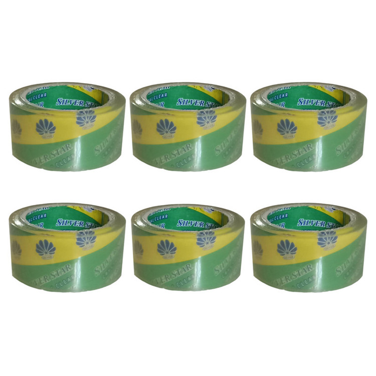 چسب نواری شیشه ای سیلوراستار- کد 2026 عرض 5 سانتی متر - مجموعه 6 عددی